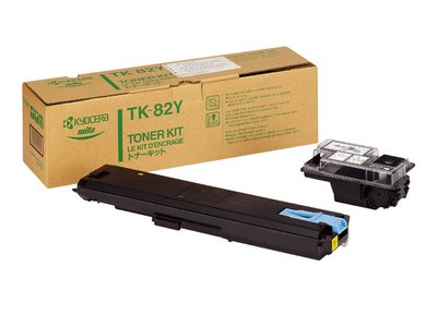 Kyocera TK82Y FS8000C Toner 370093KL, 10.000 Seiten / 5% Deckung, gelb
