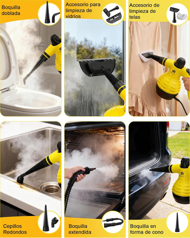 MLMLANT Steam cleaner,Handdampfreiniger, multifunktional ampfreiniger für den Hausgebrauch, inklusiv