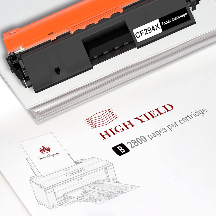 Toner Kingdom CF294X Toner Kompatibel für HP 94X CF294X 94A CF294A für Laserjet Pro MFP M148dw M148f