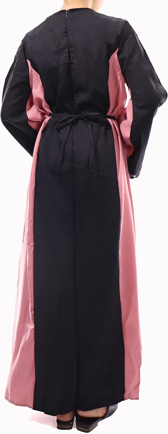 Djellaba für Damen 36 Lila und Schwarz, 36 Lila und Schwarz