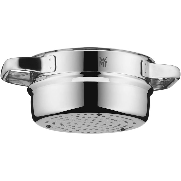 WMF Compact Cuisine Gemüse-/ Kartoffeldämpfer 24 cm, Dampfgarer Einsatz für Topf, Cromargan Edelstah
