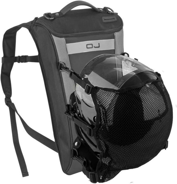 Oj jm0521 Kyte Rucksack aus Polyester Erweiterbar, Reissverschluss Wasserdicht, Gepolsterte Schulter