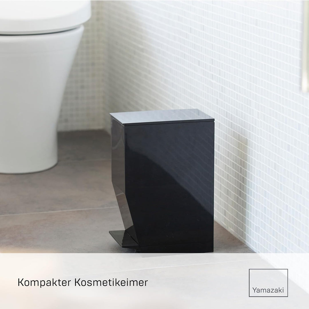 Sanitary pedal bin - Tower - black Schwarz, Schwarz