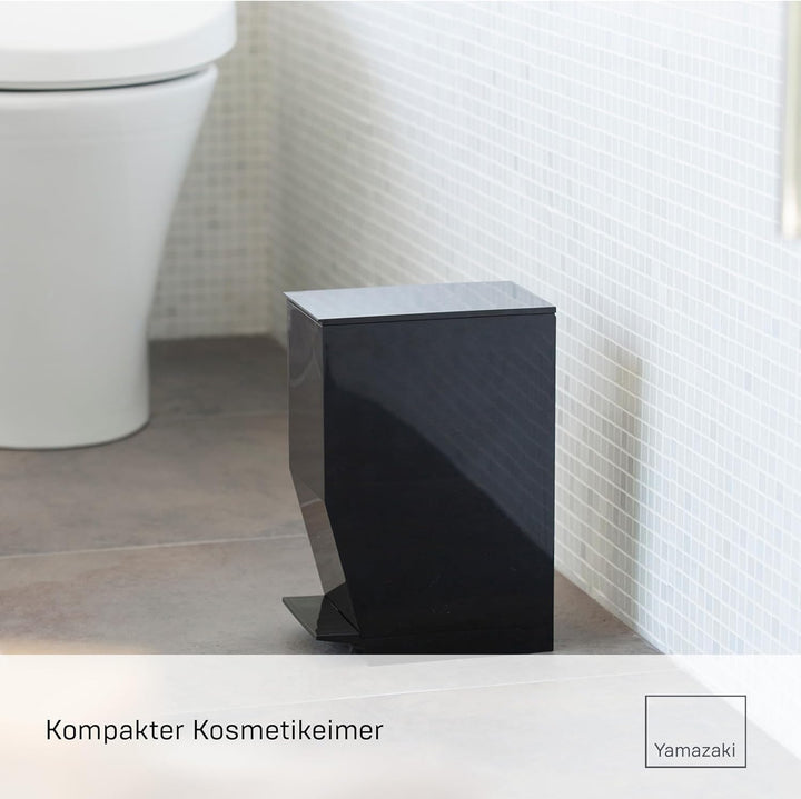 Sanitary pedal bin - Tower - black Schwarz, Schwarz