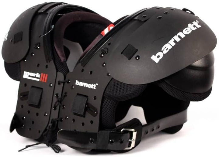 Shoulderpad Mark III American Football Schulterschutz Profi, Farbe schwarz XXL, XXL