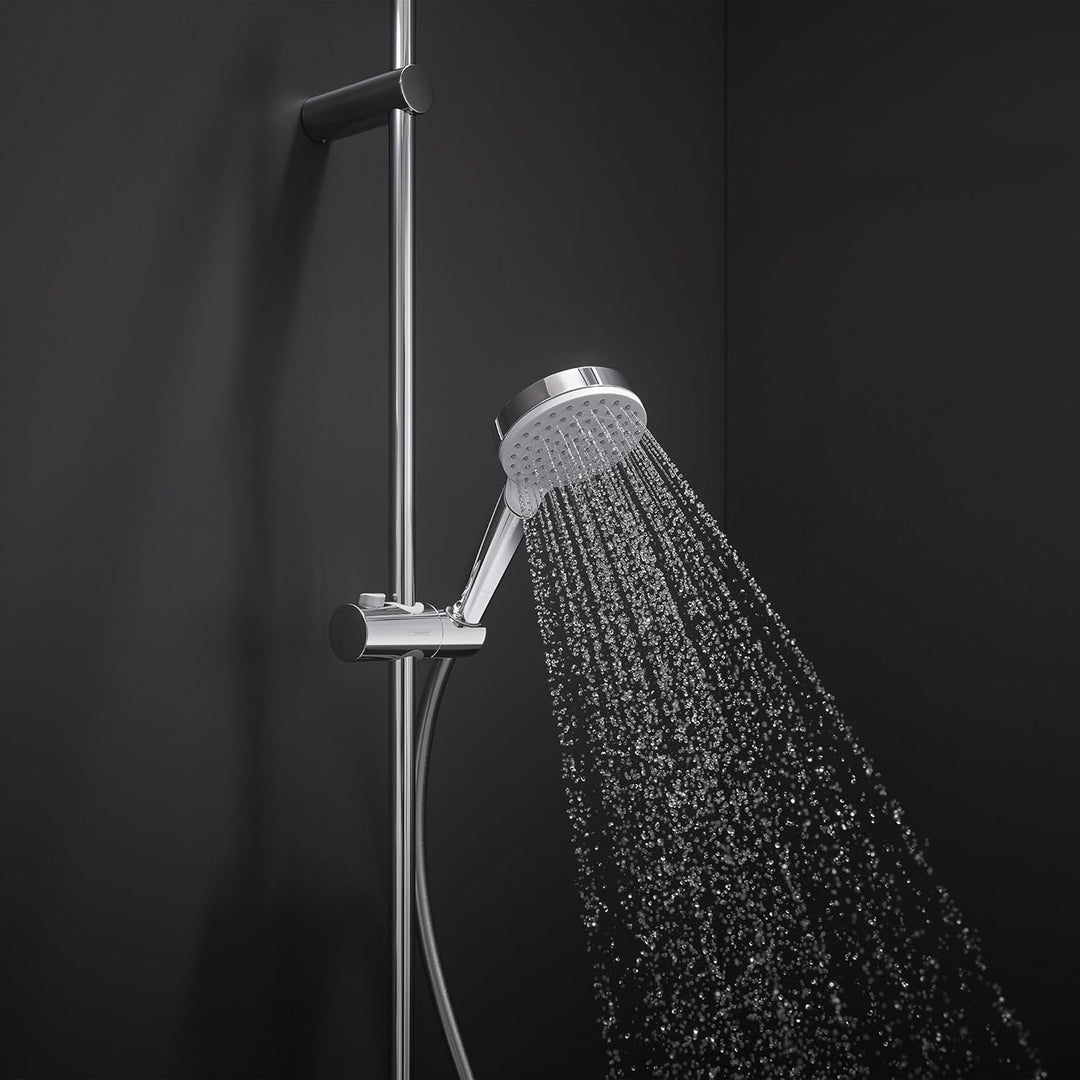 hansgrohe Crometta - Duschkopf, Handbrause mit 1 Strahlart, runde Duschbrause (100 mm), Brausekopf m