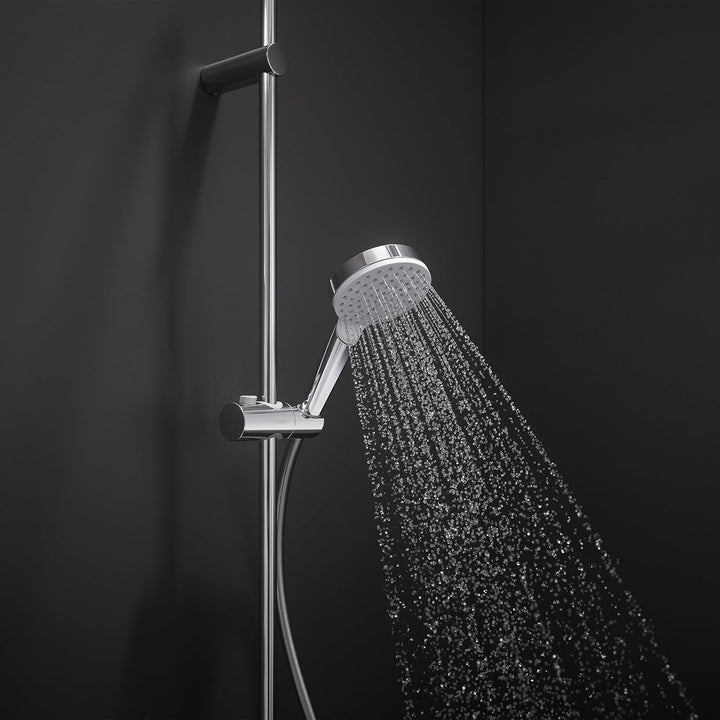 hansgrohe Crometta - Duschkopf, Handbrause mit 1 Strahlart, runde Duschbrause (100 mm), Brausekopf m