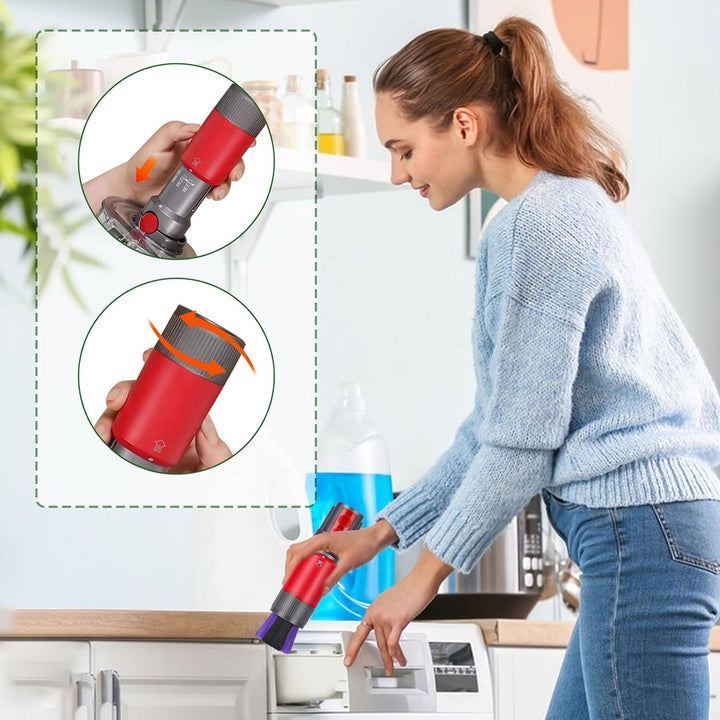 Kratzfreie Staubbürste für Dyson Outsize, V7, V8, V10, V11, V15 – Effektive Staubentfernung, Weiche