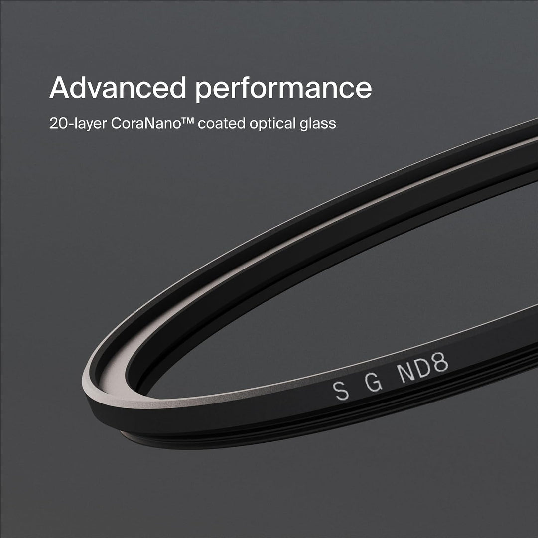 Urth 58 mm Magnetischer Weich Graduiert ND8 (3-Stop) Objektivfilter (Plus) - 20-fache Nanobeschichtu