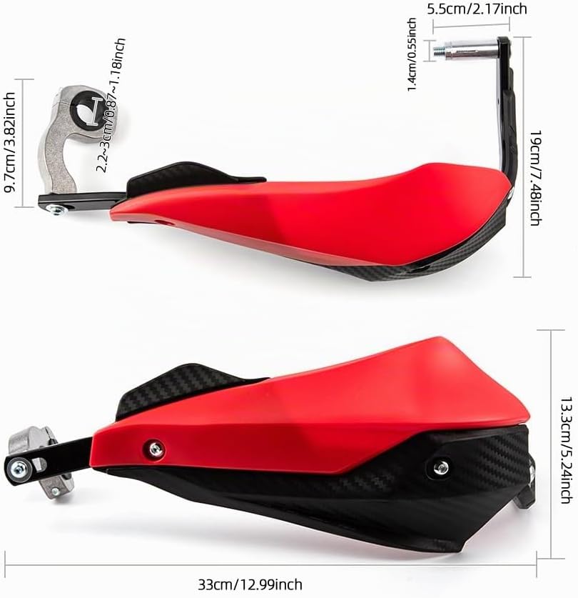 Handprotektoren Motorrad für Dirtbikes für 22 mm 25 mm 28 mm handguards motorrad mit Handschutz für