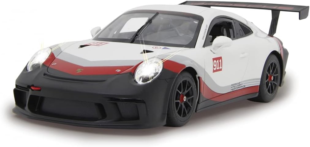 JAMARA 405153 - Porsche 911 GT3 Cup 1:14 2,4GHz - offiziell lizenziert,ca 1 Std fahren, 11 Km/h, per