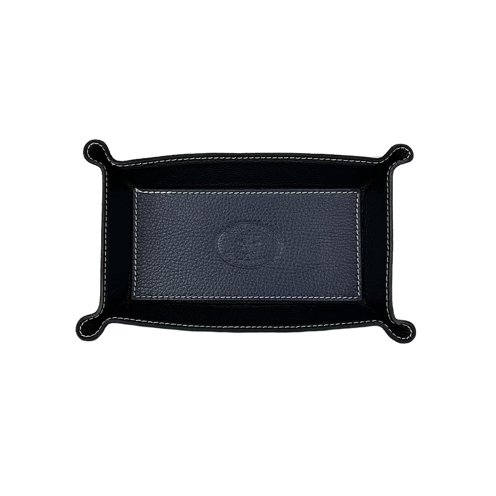 FrasiBags Taschenleerer Leder - Vide Poche - Ledertablett Organizer, Praktische rechteckig Aufbewahr