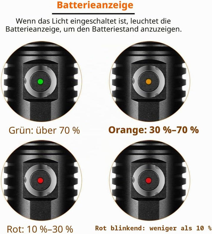 ORCATORCH D530 Scuba Dive Light, 395NM LED UV Licht Schwarzlicht mit 8 Grad schmalem Abstrahlwinkel,