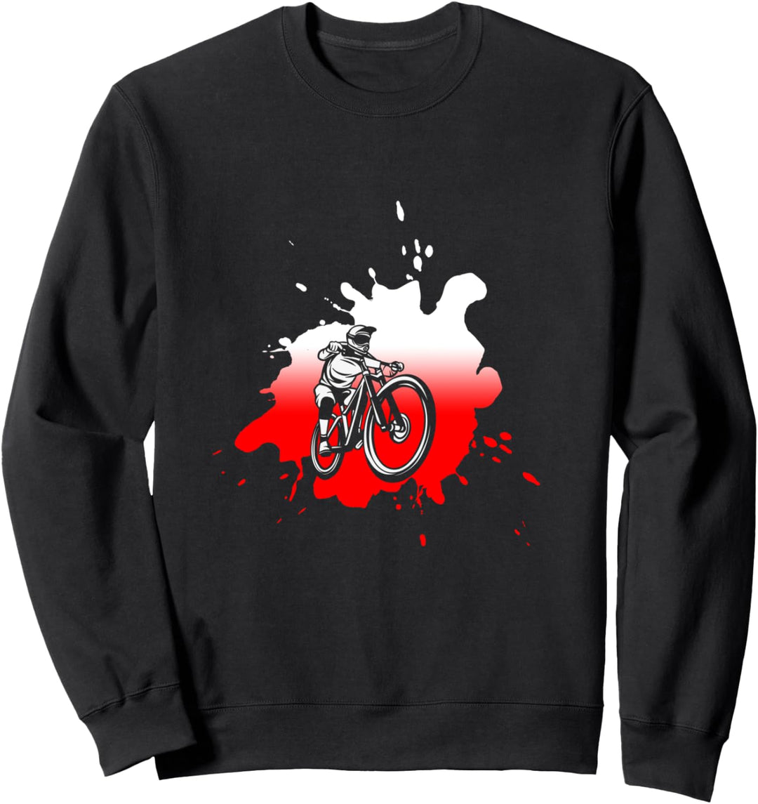 MTB Vintage Fahrrad Fans Kinder Geschenk Jungs Downhill Sweatshirt