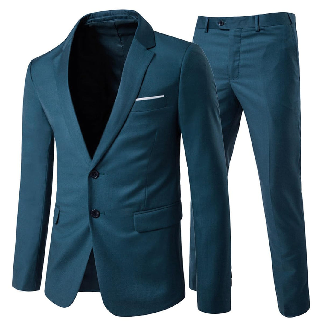 Allthemen Anzug Herren Anzug 2 Teilig Slim Fit Herrenanzug Hochzeit Anzüge Herren Modern Sakko für B