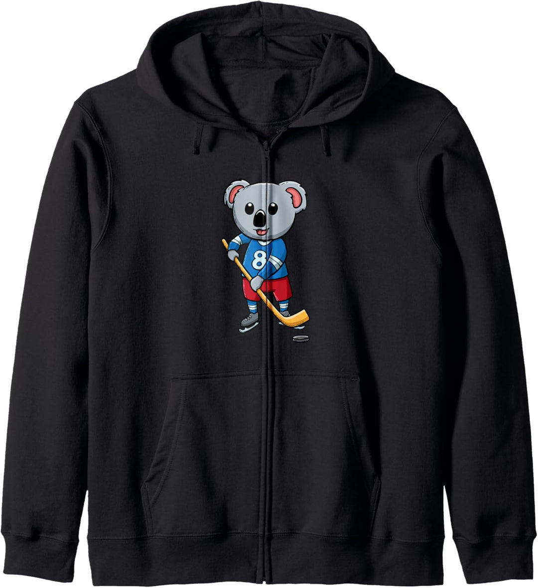 Koala Lover Eishockey Spieler Trainer Winter Sport Torwart Kapuzenjacke