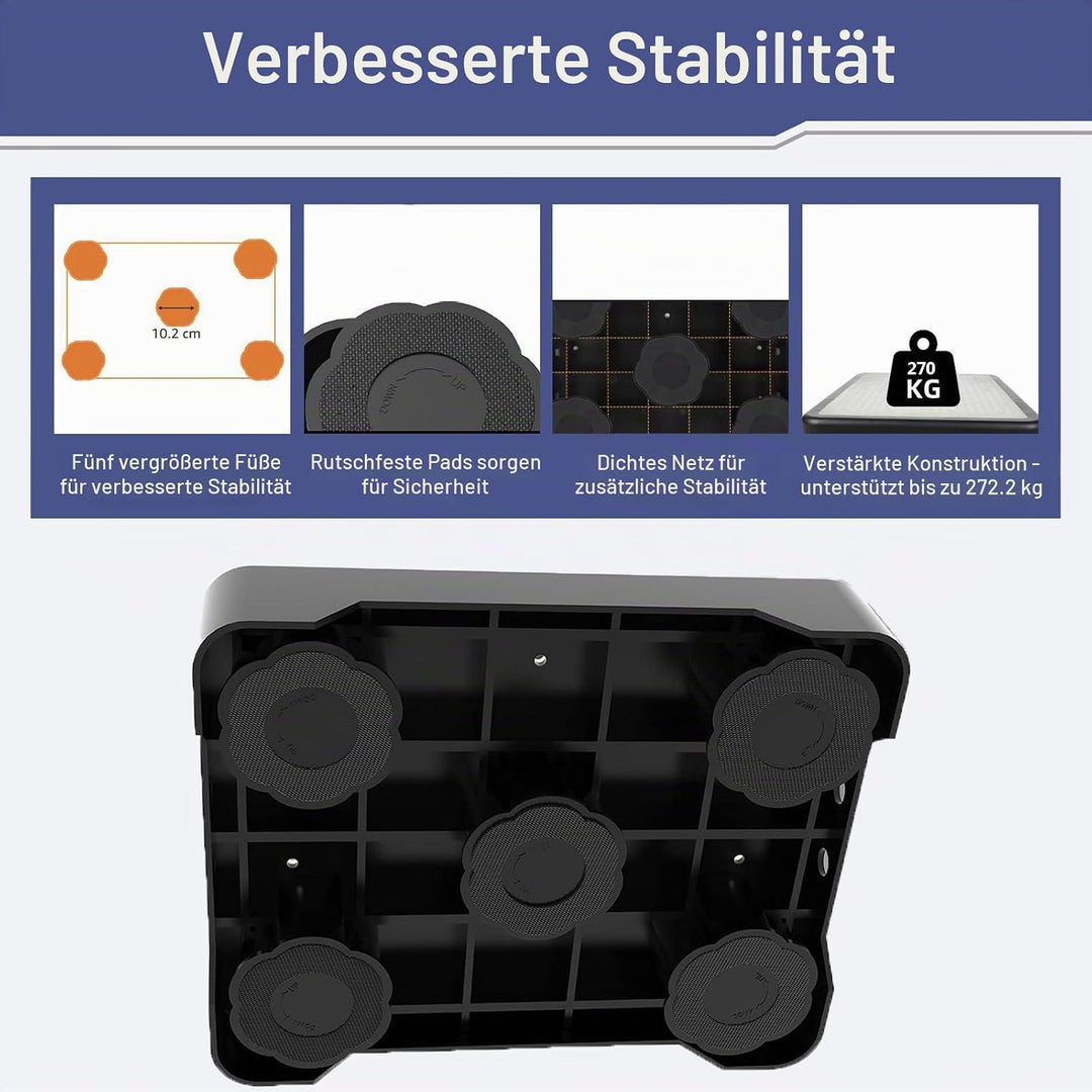 rutschfest Halbstufe, Nachleuchtende Trittstufe, 3-Stufige Höhenverstellbarer Tritthocker, Breite An