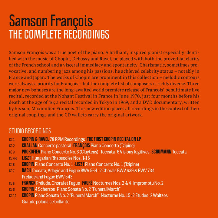 The Complete Studio Recordings, Audio-CD