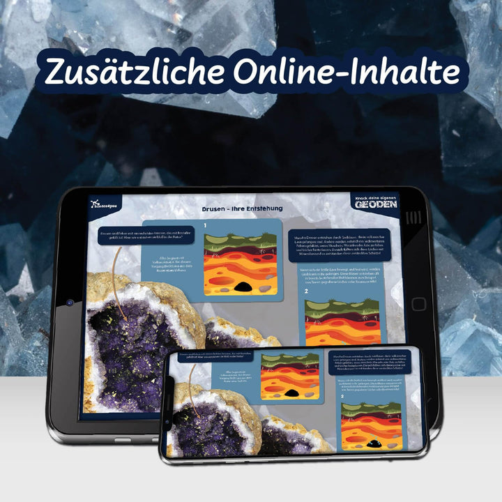 Science4you 5 Premium-Geoden für Kinder – Erfahren Sie mehr über Steine &amp; Mineralien mit dieser Geod
