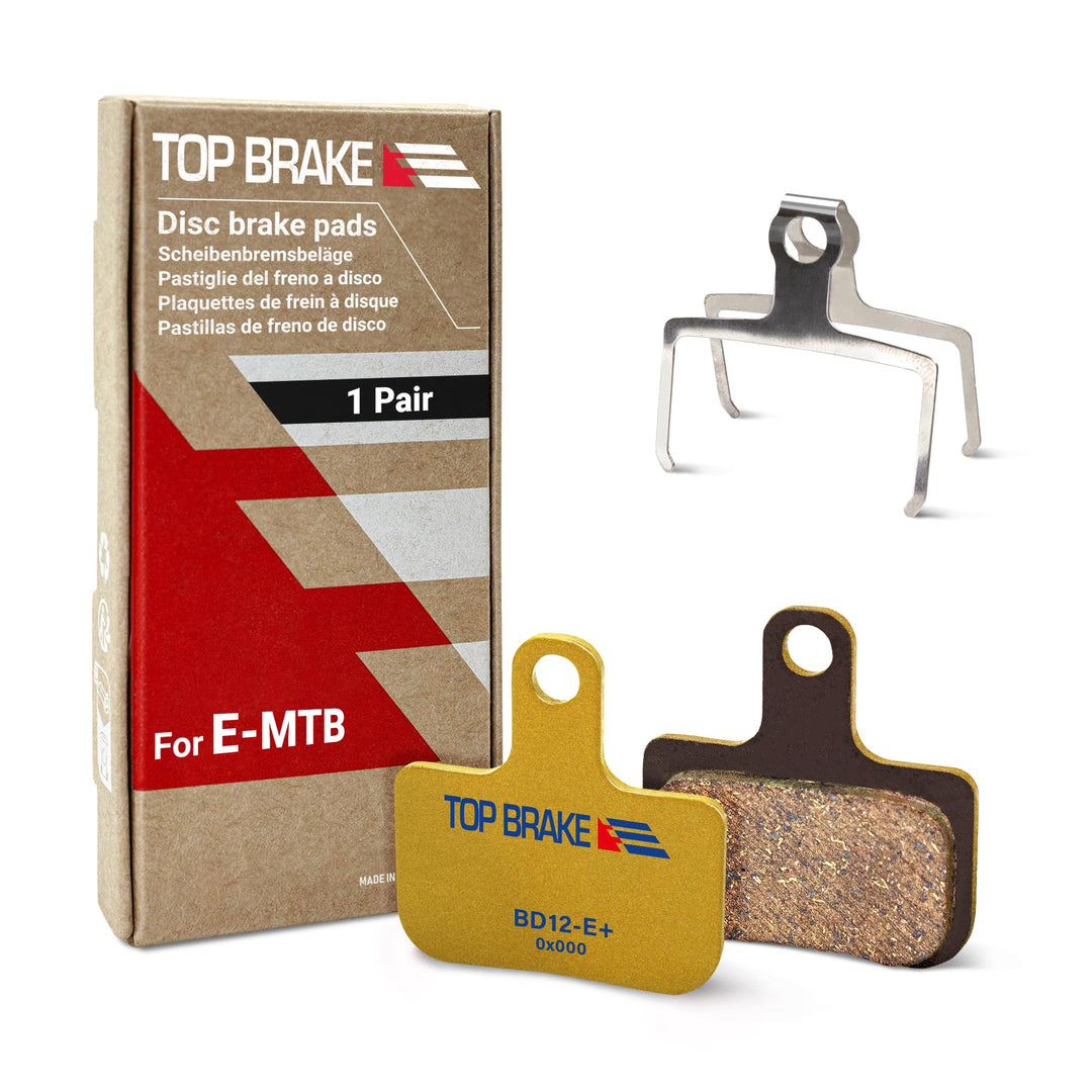 Top Brake BD12-E+ Bremsbeläge für SRAM Level Ultimate/Red/AXS Force Road und XC MTB-Bremsensatz