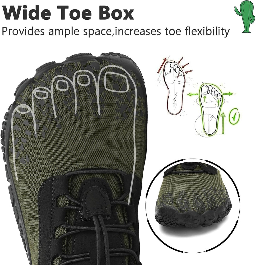 SAGUARO Unisex Barfussschuhe Herren Damen Barfussschuhe Trail Minimalistische Outdoor Fitnessschuhe