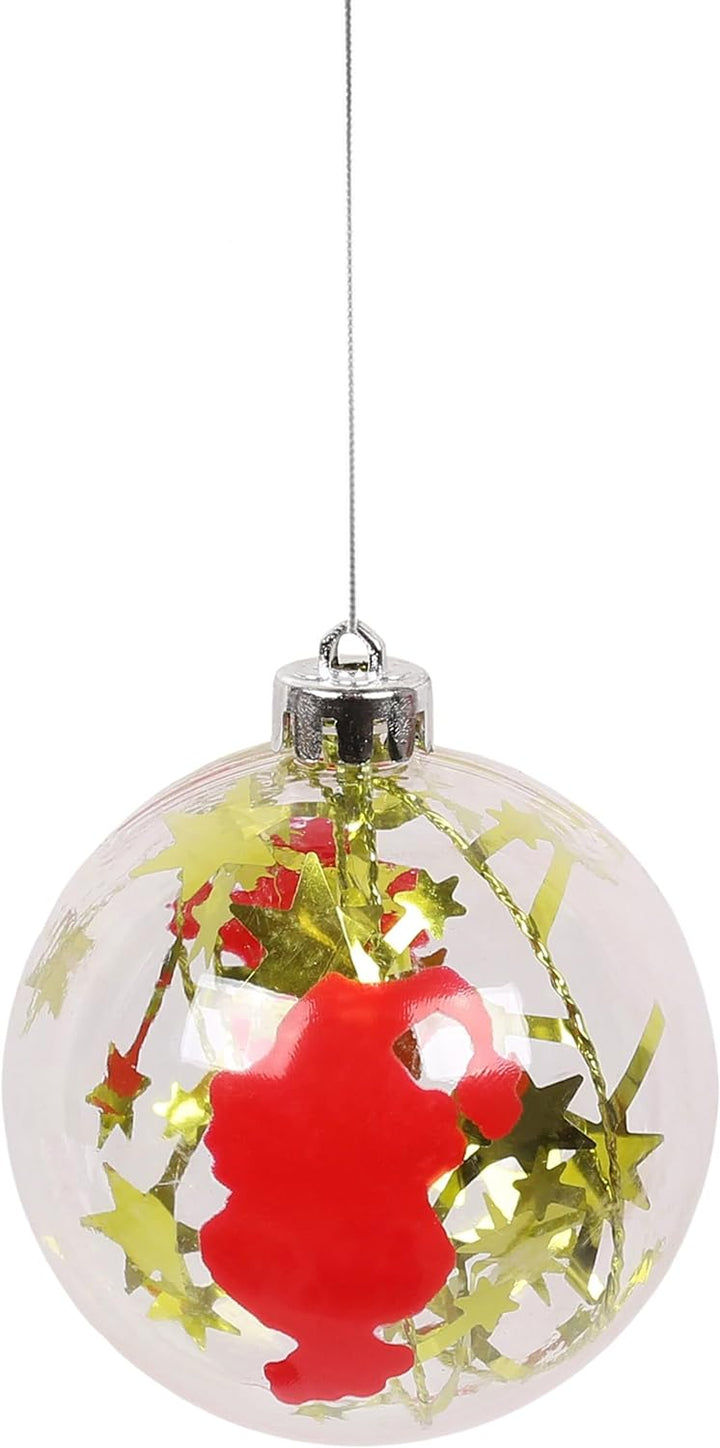 Der Grinch Weihnachtskugelset, Christbaumschmuck, aus Kunststoff 25 Stück Einheitsgrösse Set 3., Set