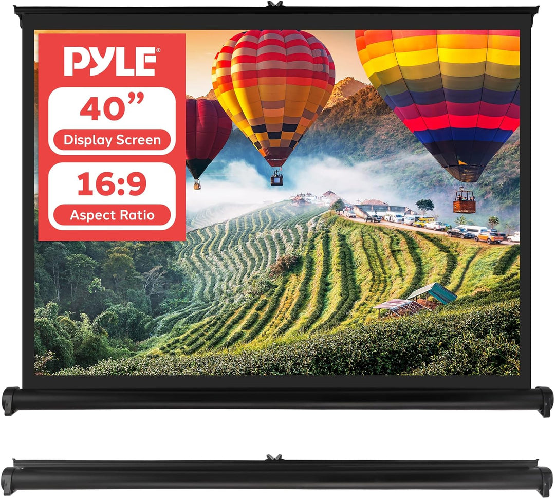 Pyle Tragbare Projektor-Leinwand – mobiler Projektionsleinwandständer, leicht, tragbar und langlebig
