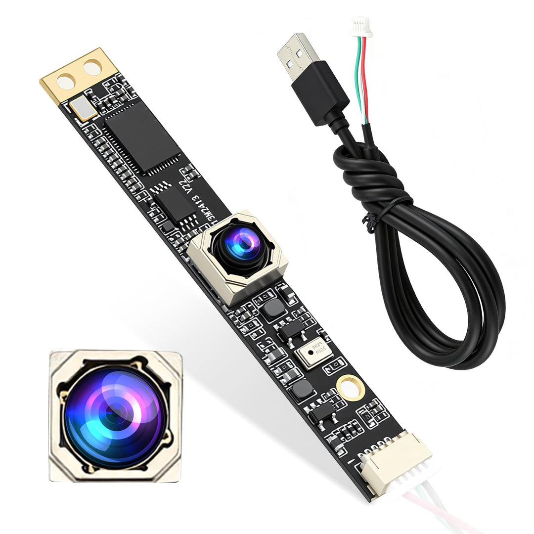 8Mp 30Fps USB-Kameramodul Mit Mikrofon Weitwinkel,110 Grad Weitwinkelobjektiv,Lightburn Kamera,3D Dr