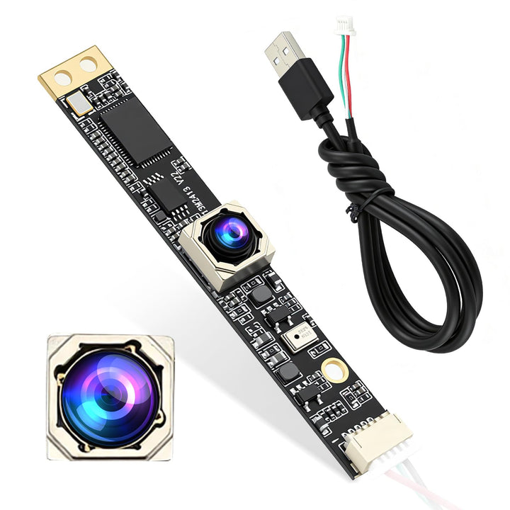 8Mp 30Fps USB-Kameramodul Mit Mikrofon Weitwinkel,110 Grad Weitwinkelobjektiv,Lightburn Kamera,3D Dr