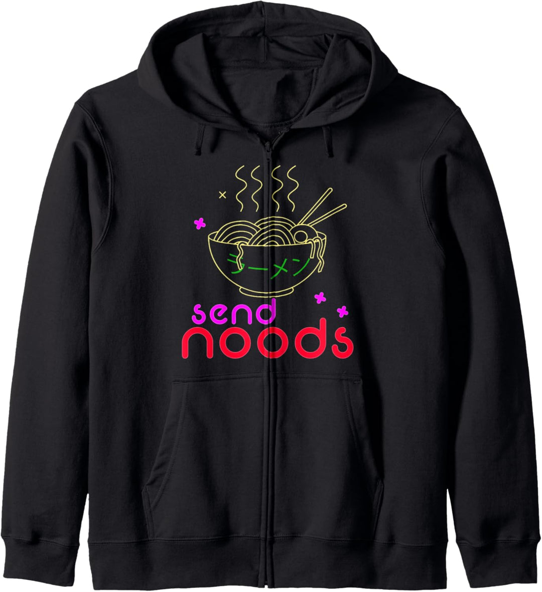 Funny Noodles Send Noods Japanese Ramen Kapuzenjacke