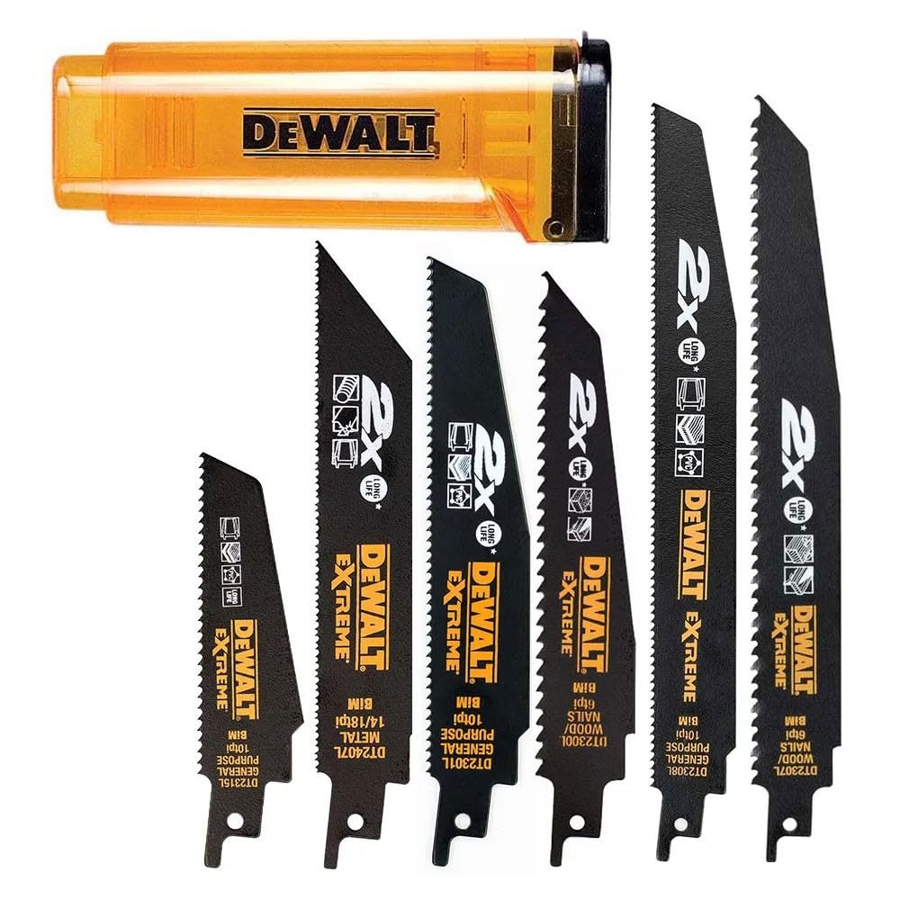 DeWalt DT2440L-QZ 6-tlg. EXTREME Säbelsägeblätter-Set