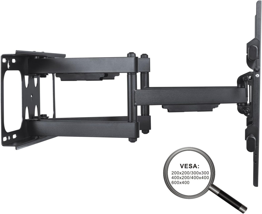PureMounts FM51-600 Wandhalterung für TV Geräte mit 81-165cm (32-65"), VESA: 600x400, neigbar: 5°/-1