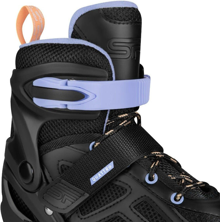 SPOKEY Quattro Set 4in1 Inliner/Rollschuhe/Triskates/Schlittschuhe VERSTELLBAR | für Kinder und Juge