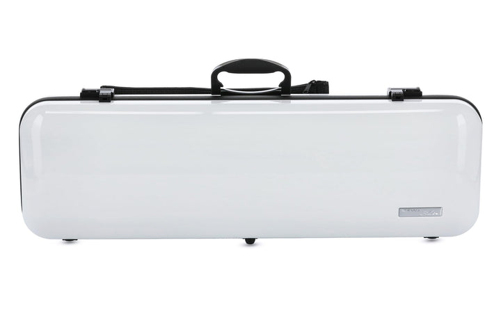 GEWA Violinkoffer AIR 2.1 weiss hochglanz Made in Germany weiss ohne zusätzlichen Seitengriff, weiss