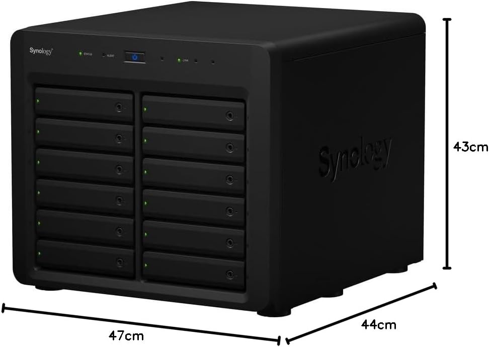 Synology DX1215II Festplattenerweiterungsgehäuse, schwarz
