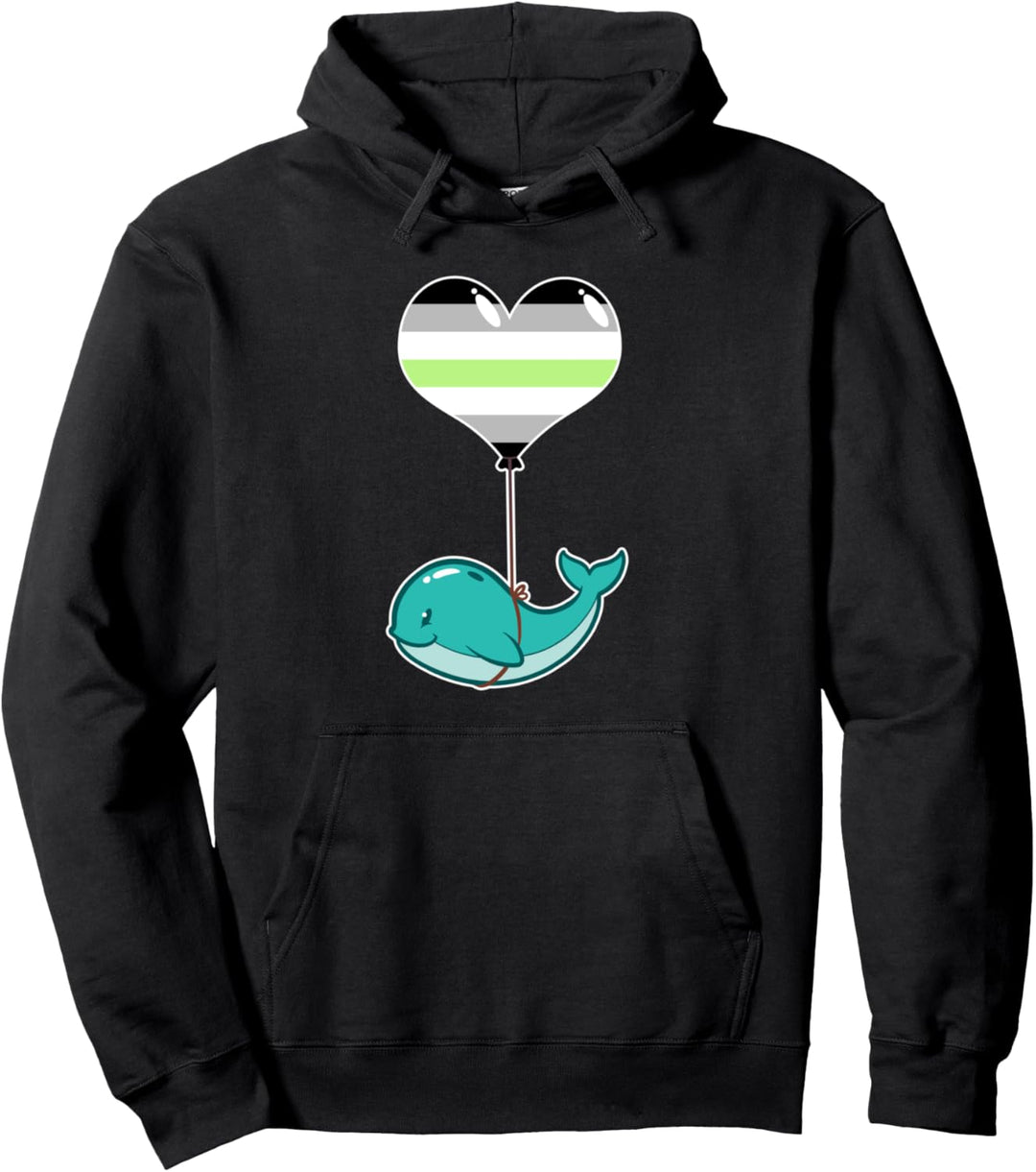 Agender-Wal - Nicht-binäres Geschlecht Pullover Hoodie