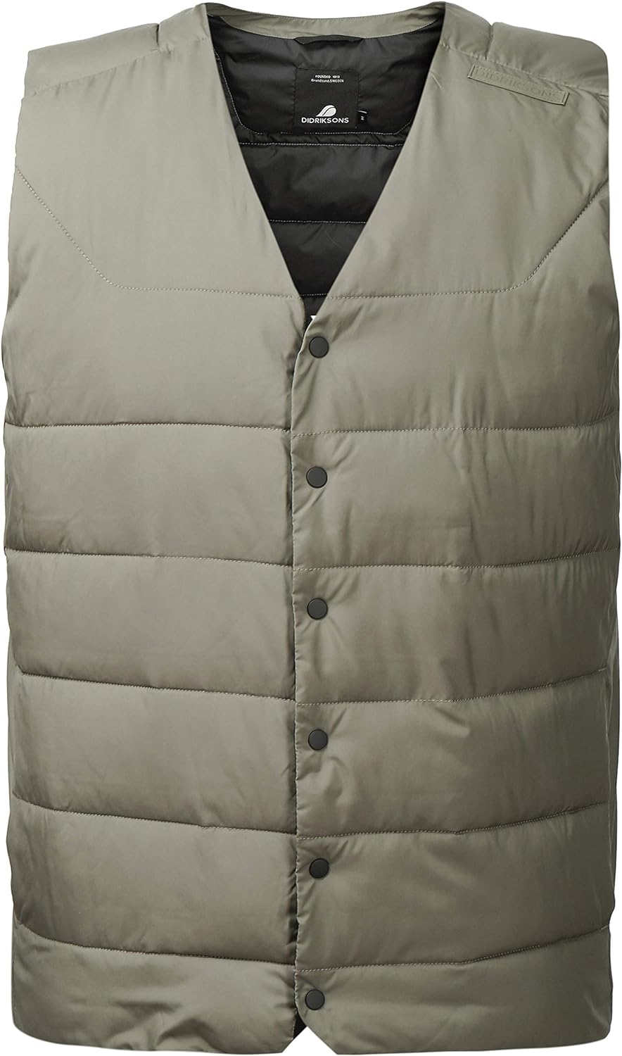 Didriksons Herren Outdoorweste Weste Vidar USX Vest wärmend isolierend 202 Dusty Olive M, 202 Dusty