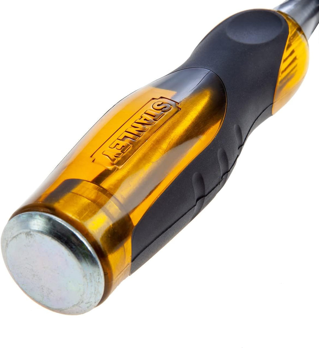 Stanley FatMax Beitel (32 mm Klingenbreite, Thru-Thang-Klinge, Stahl-Schlagkappe, Griff mit Weichsto