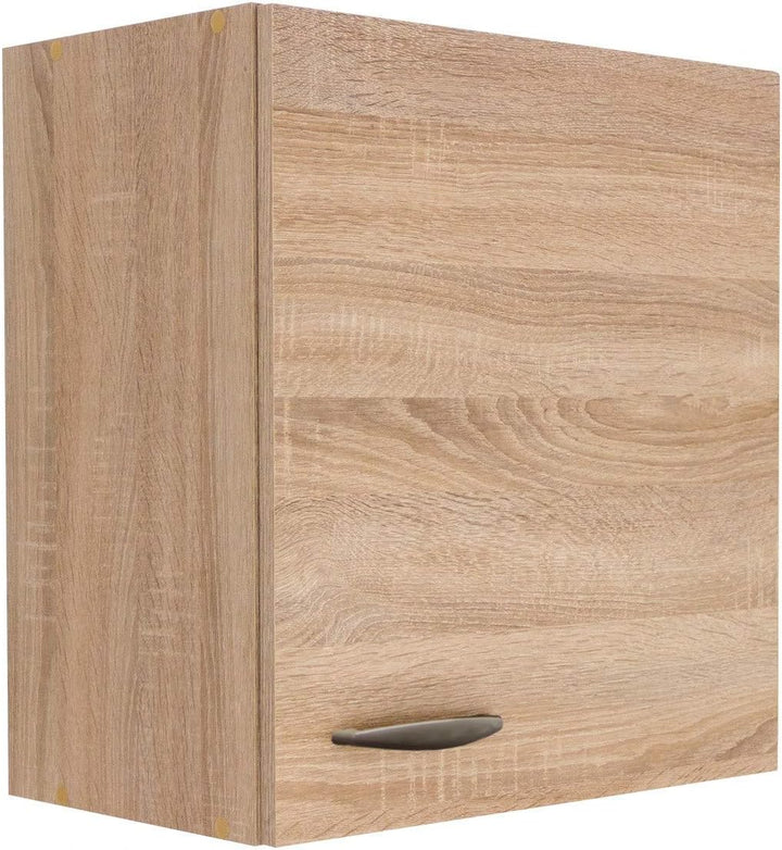 Flex Well Küchen-Hängeschrank HERNE - Oberschrank - 1-türig - Breite 50 cm - Eiche Sonoma