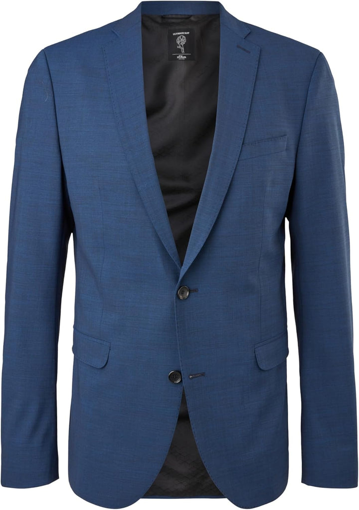 s.Oliver Slim Fit: Sakko mit Hyperstretch 40 Blau, 40 Blau