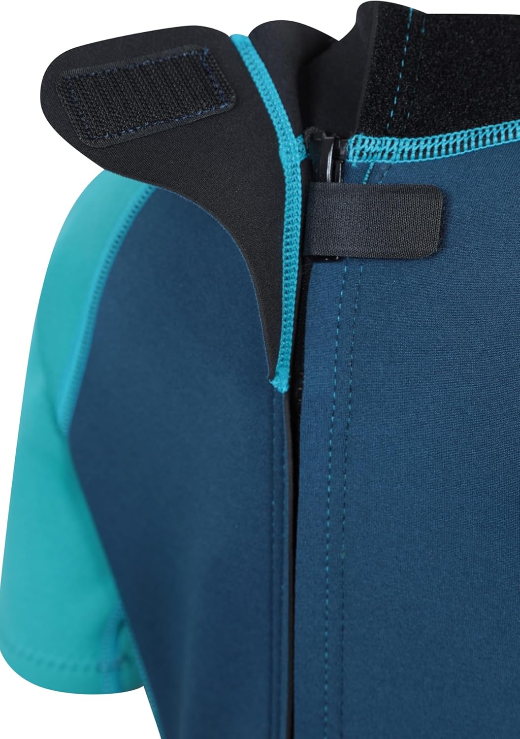Mountain Warehouse Kurzer Kinder-Neoprenanzug - Körper: 2.5mm, Flache Nähte, mit Easy-Glide-Reissver