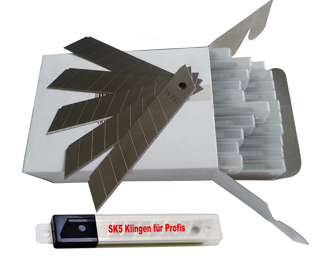 100 St SK5 Profi Cuttermesserklingen Abbrechklingen Cuttermesser 18 mm