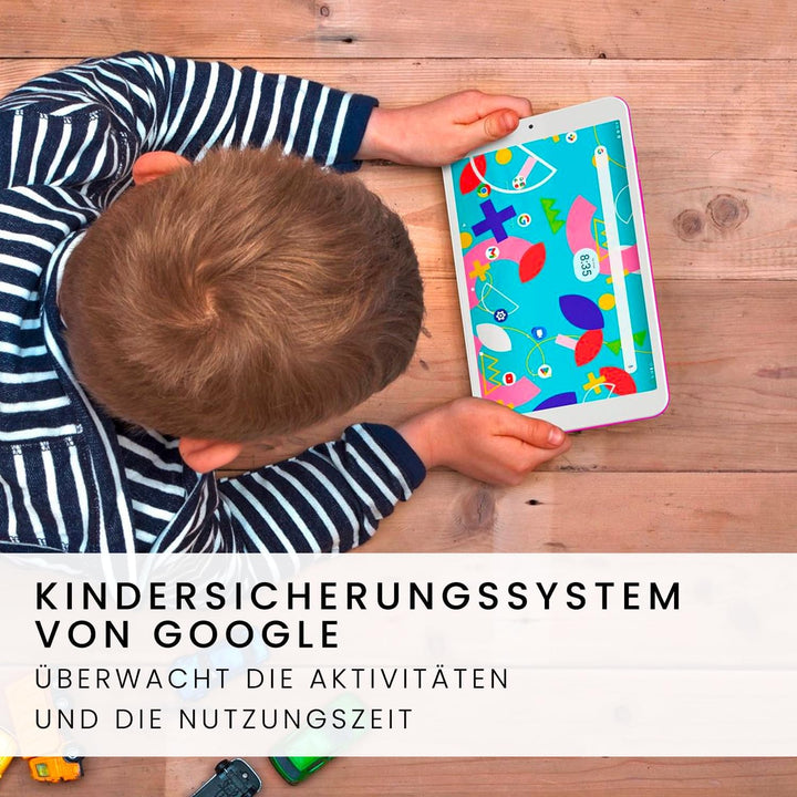 SPC Gravity 3 Mini – Tablet für Kinder mit 8" Display, Kindersicherung, 4GB RAM, 64GB erweiterbarer