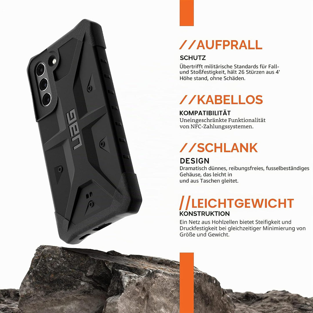 Urban Armor Gear Pathfinder Hülle Samsung Galaxy S21 FE 5G Case [Offiziell Designed for Samsung Zert