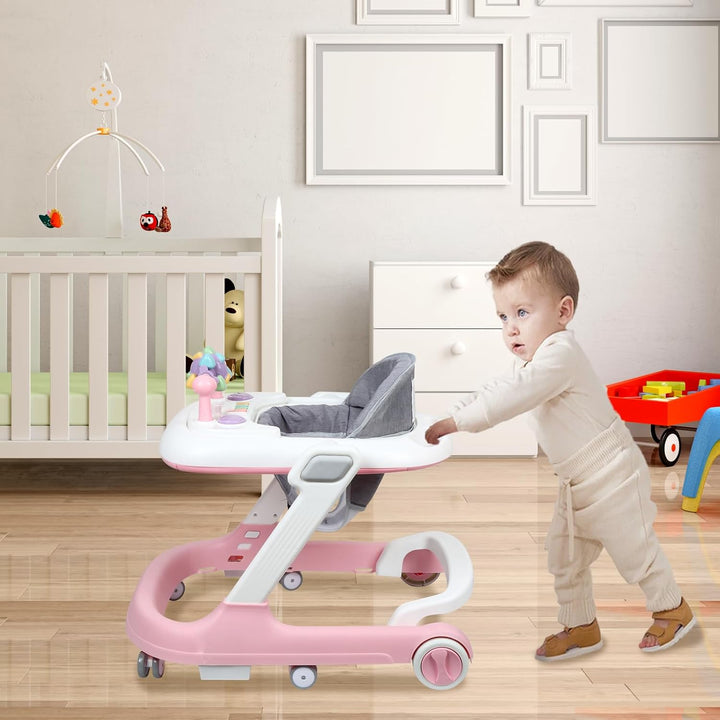 Lauflernhilfe Babywalker und Lauflernwagen, Laufwagen Baby Walker für Kinder, Gehhilfen, Höhe einste
