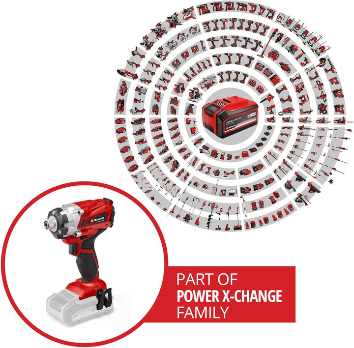 Einhell Akku-Schlagschrauber TE-CI 18/1 Li-Solo Power X-Change (Li-Ion, 18V, 0-2300 min-1, max. Dreh