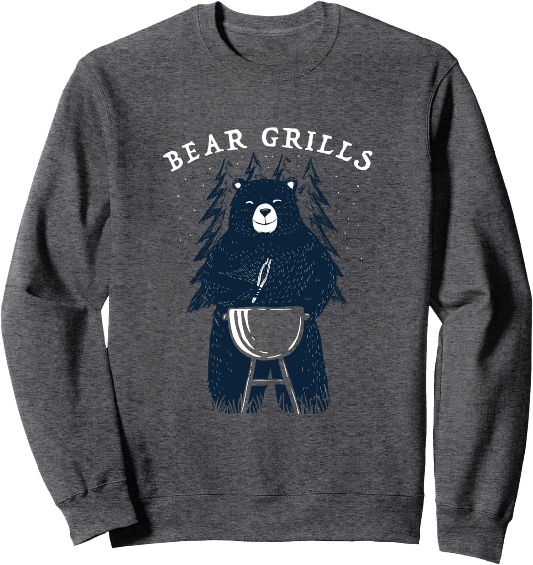 Grillen und Geniessen Grill Bär Wildnis Camping - Bear Grills Sweatshirt