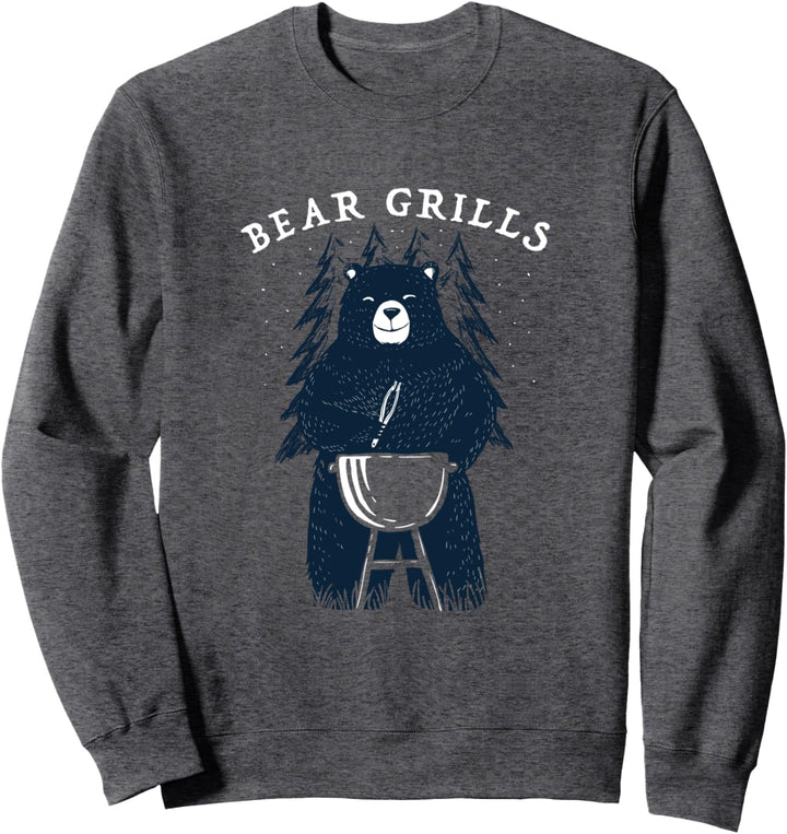 Grillen und Geniessen Grill Bär Wildnis Camping - Bear Grills Sweatshirt