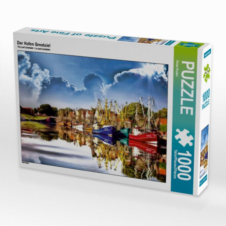 CALVENDO Puzzle Der Hafen Greetsiel 1000 Teile Lege-Grösse 64 x 48 cm Foto-Puzzle Bild von Peter Rod