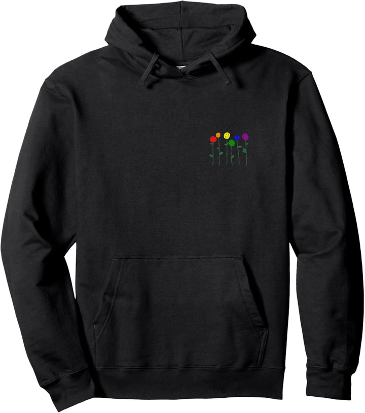 LGBTQ Regenbogen Flower Power Gay Pride Schwule Lesben Pullover Hoodie